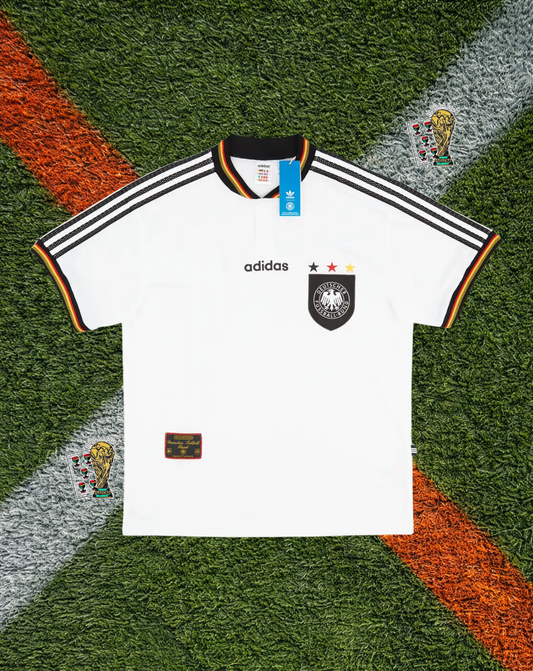 Germany 1996 Home Jersey – Adidas White EURO 96 Champions Edition