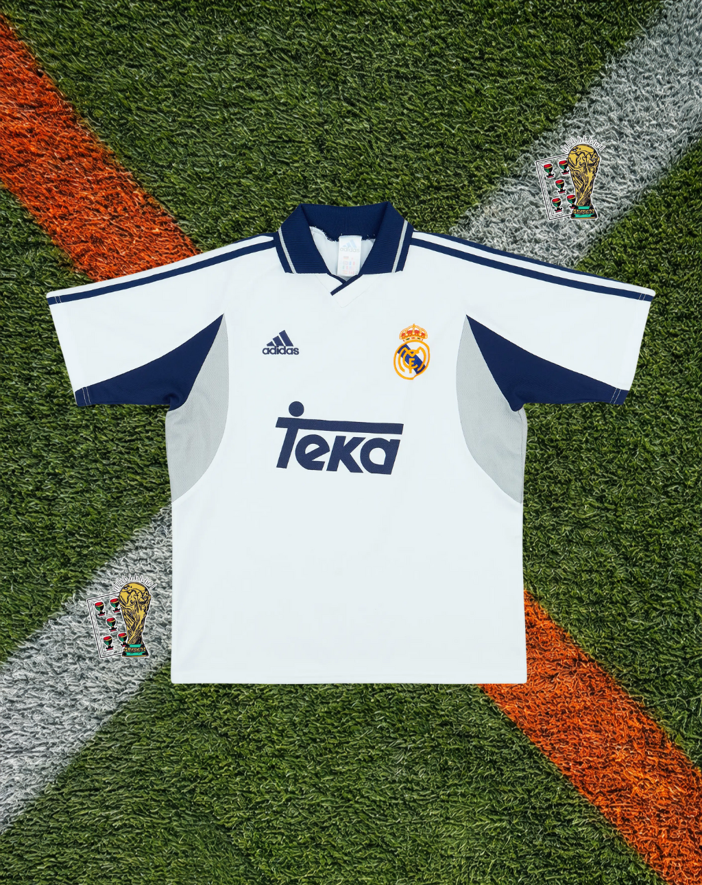 Real Madrid 2000–01 Home Shirt Zidane #5 – Adidas Teka Era Galácticos
