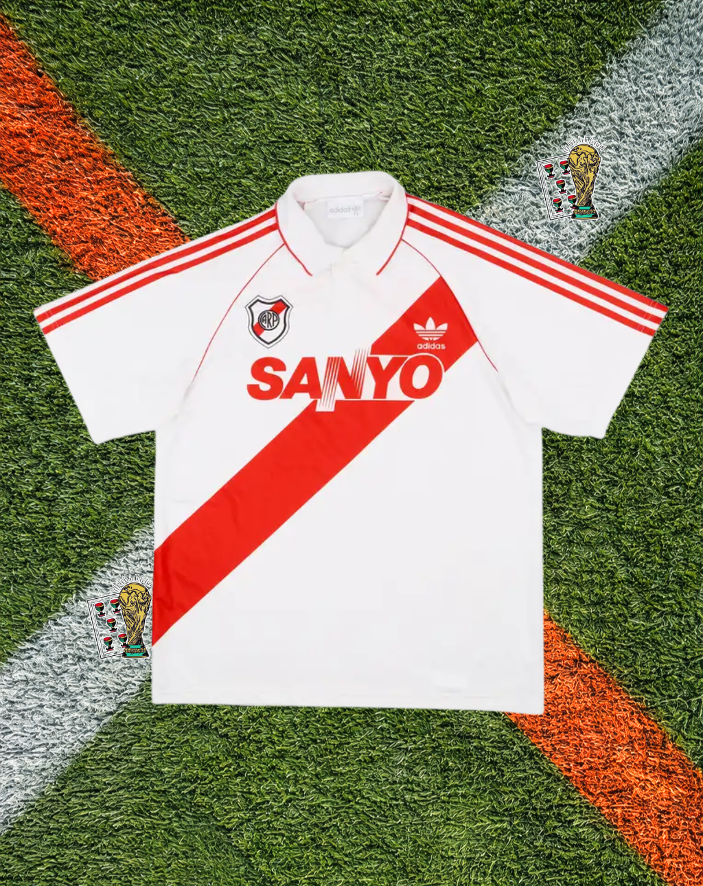 River Plate 1992-94 Home Jerse – Adidas "Sanyo" Retro Edition