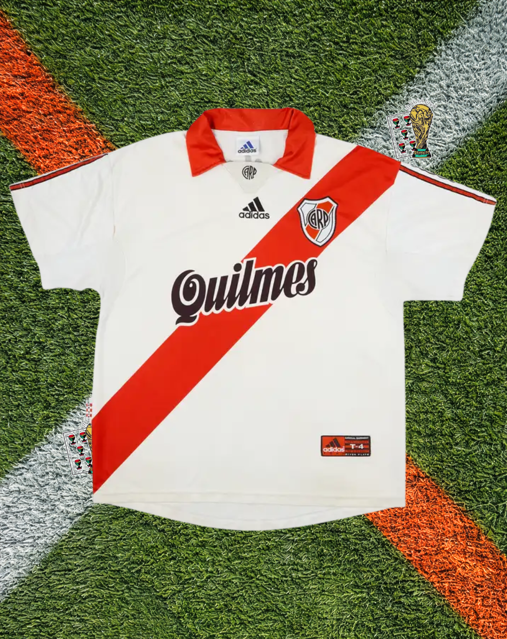 River Plate 1998-2000 Home Jersey – Adidas "Quilmes" Retro