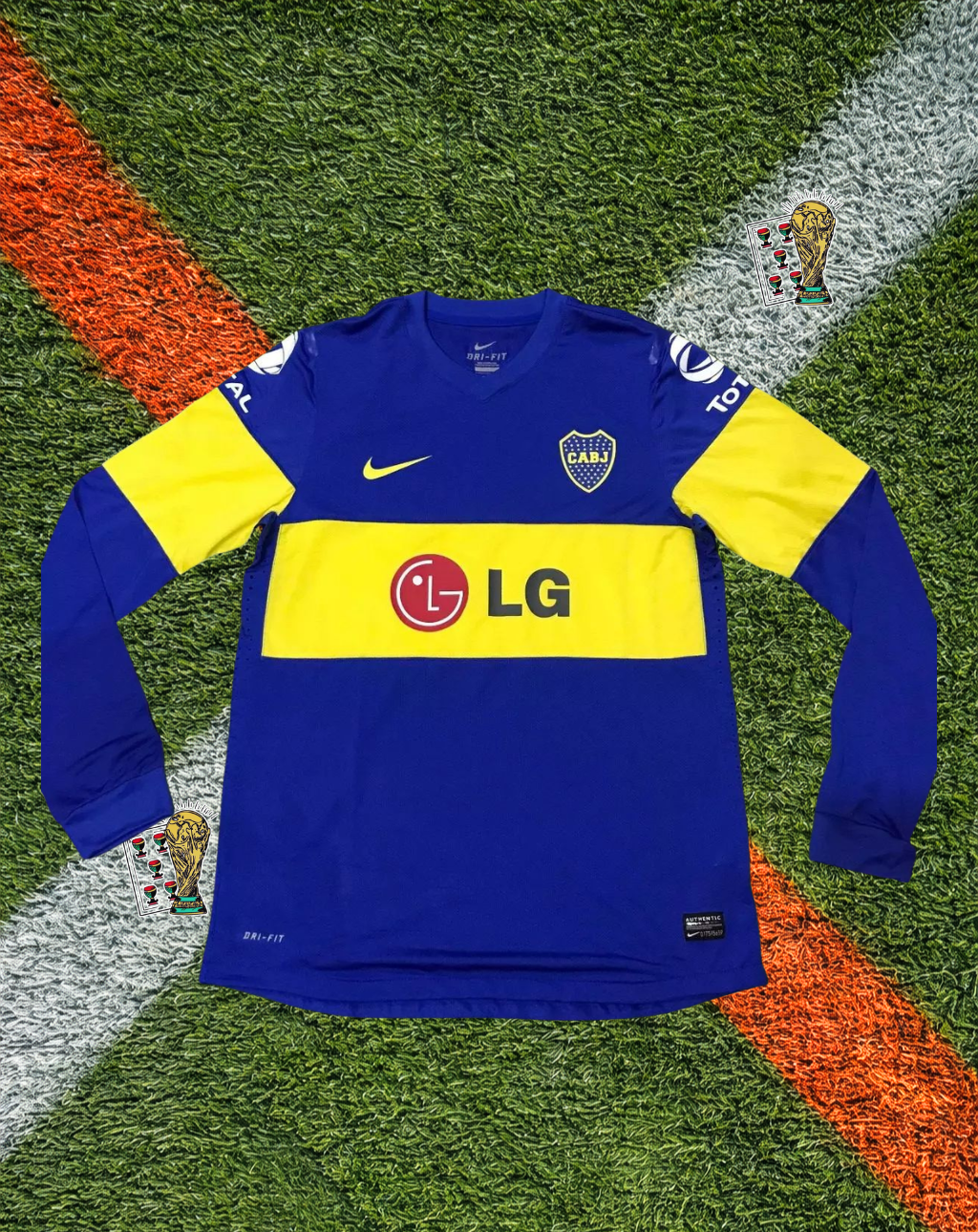 Boca Juniors 2011–2012 Home Jersey – CVITANICH #20 – Final Libertadores- Longsleeve
