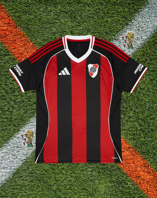 River Plate 2025-26 Away Jersey – Adidas "Tricolor" Retro Revival