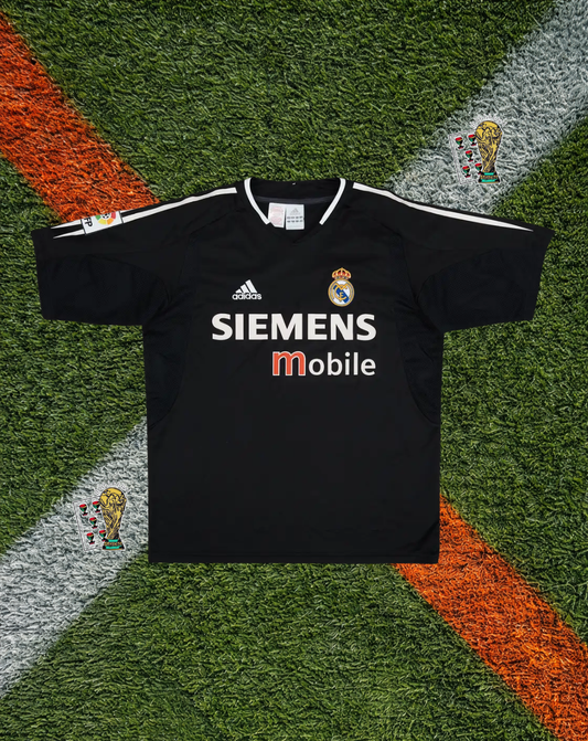 Real Madrid 2004–05 Away Siemens Mobile Jersey – Beckham #23 – Iconic Galácticos Era Kit