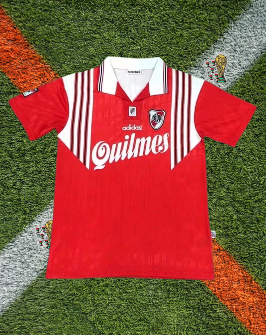 River Plate 1995-97 Away Jersey – Adidas "Quilmes" Retro Edition