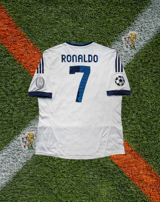 Real Madrid 2012–13 Home – Ronaldo #7 – Champions League Edition Bwin Adidas Jersey