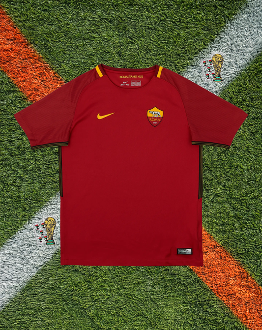 AS Roma 2017-2018 Home Jersey – Totti #10- "A Team for Life"  Final Season Edition