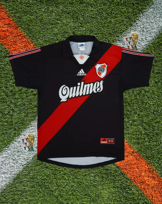 River Plate 1998-99 Away Jersey– Adidas "Quilmes" Black Edition
