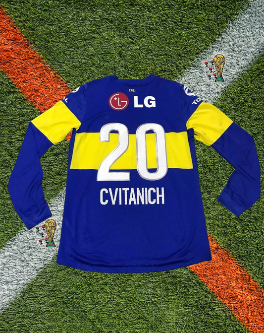 Boca Juniors 2011–2012 Home Jersey – CVITANICH #20 – Final Libertadores- Longsleeve