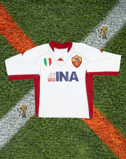 AS Roma 2001-2002 Away Jersey – Totti #10- "INA Assitalia"  Edition