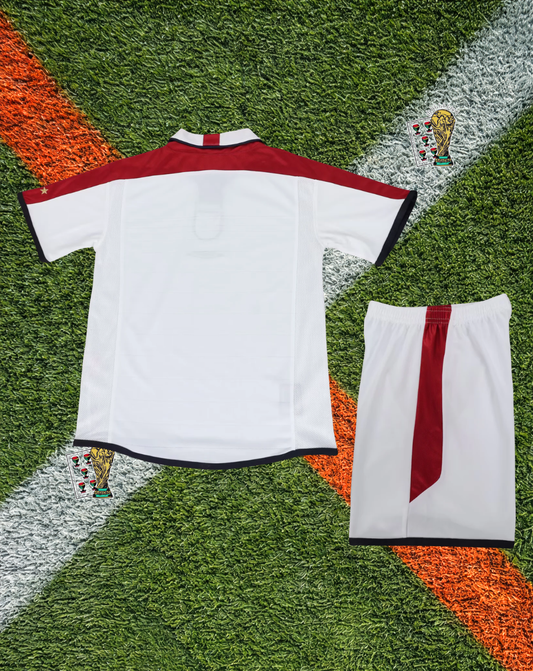 England 2003–2005 Home Jersey –  Early-2000s Captain’s Model- Kids Edition