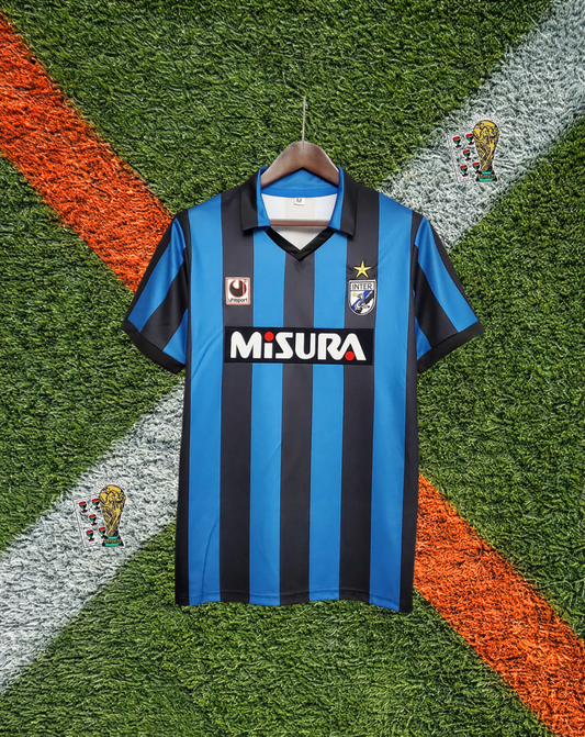 Inter Milan 1988-1990 Home Jersey - Matthäus #10 – Uhlsport "Misura" Edition