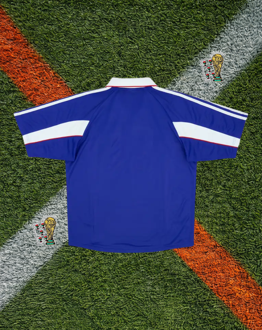 Japan 1999–00 Home Adidas Blue & White Classic Football Shirt