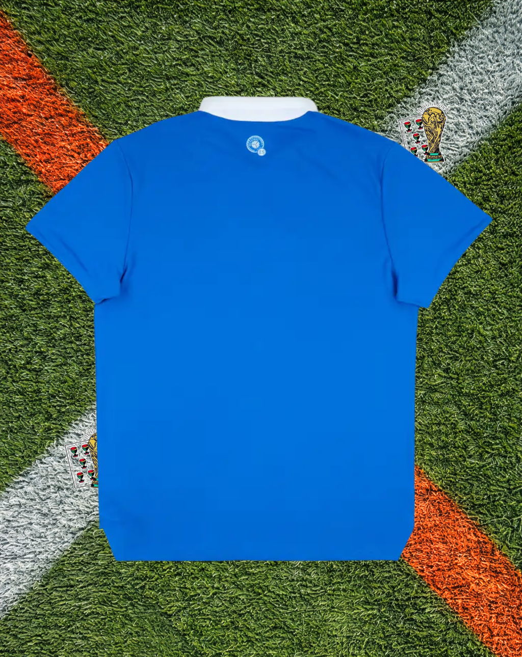 El Salvador 2025/2026  Home Jersey - Umbro Royal Blue Minimalist Crisp White Trim Crew-Neck