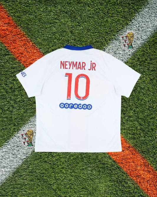 Paris Saint-Germain 2020–21 Away Neymar Jr #10  – White Nike ALL Edition