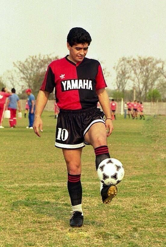 Styled look with the 1992 Newells jersey by maradona
