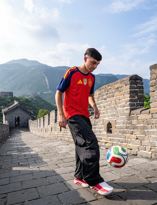 Spain 2026 Home World Cup Jersey – World Champions- 2 Stars Jersey