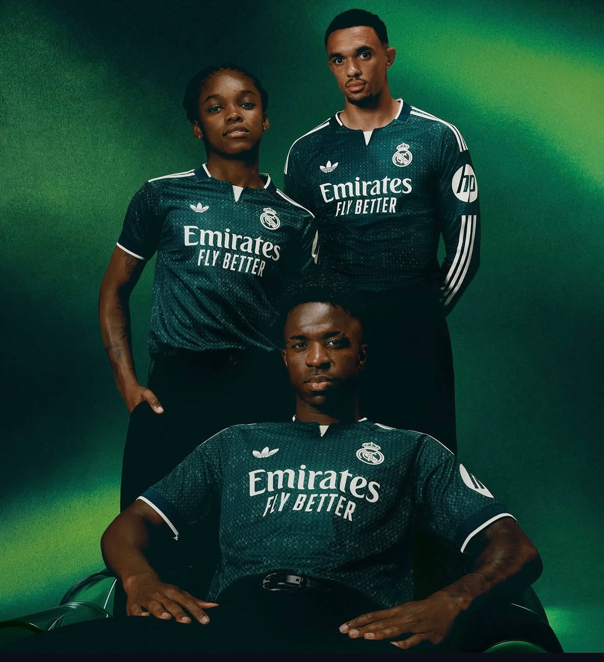 Real Madrid 2026-2027 Away Jersey – Originals Trefoil Emerald Green Edition