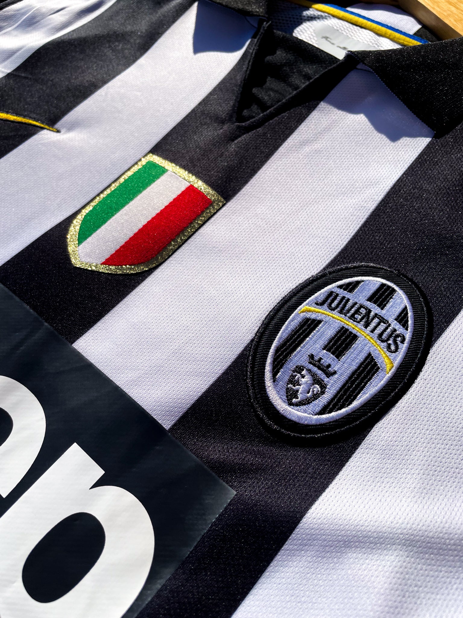 Juventus 2014-15 Home Tevez #10 Vintage Champions League Final Soccer Jersey – Retro Black & White Classic - Five Of Cups Official