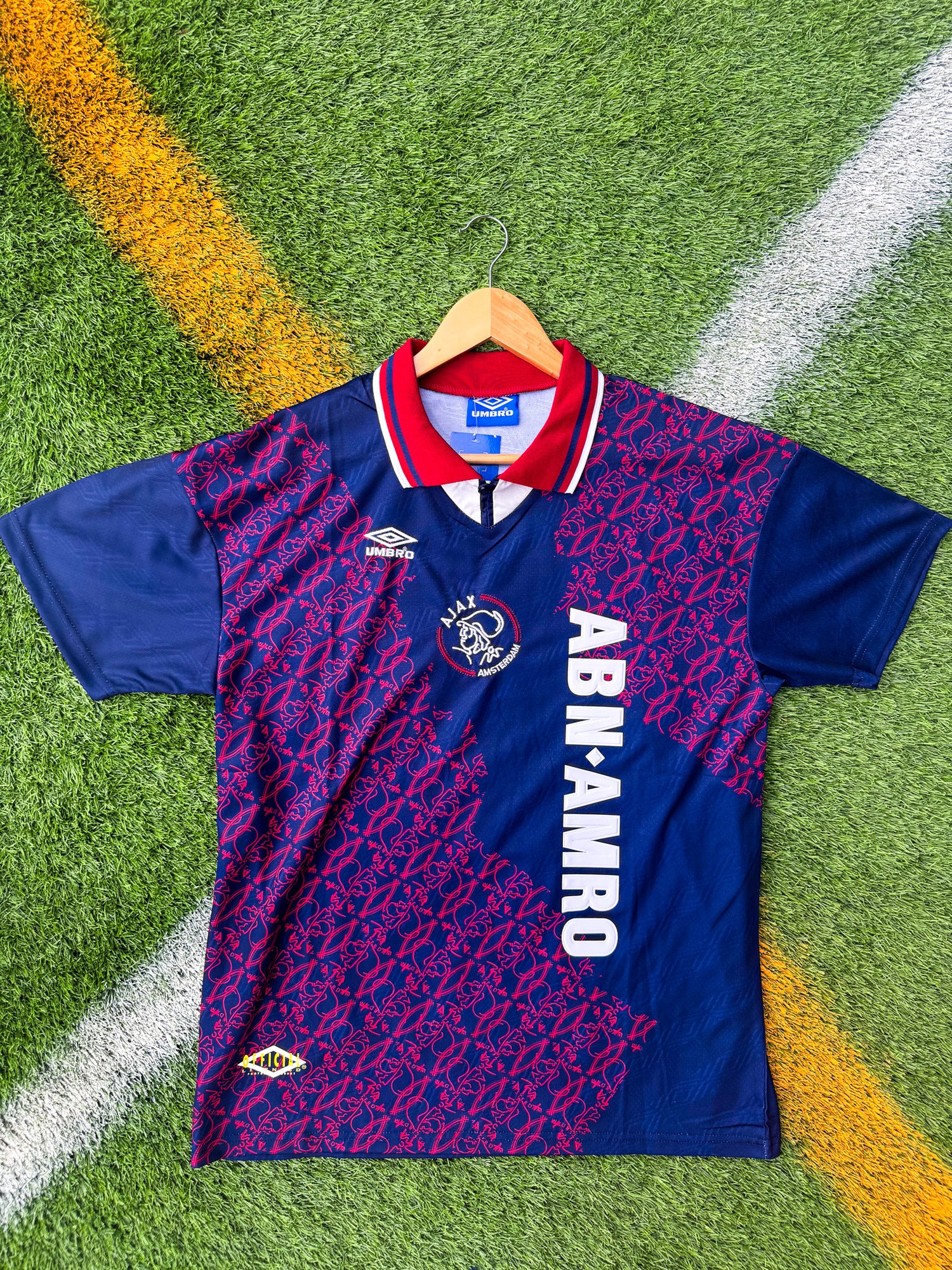 Ajax 1994/1995 Away- Retro Soccer Jersey - Five Of Cups Official