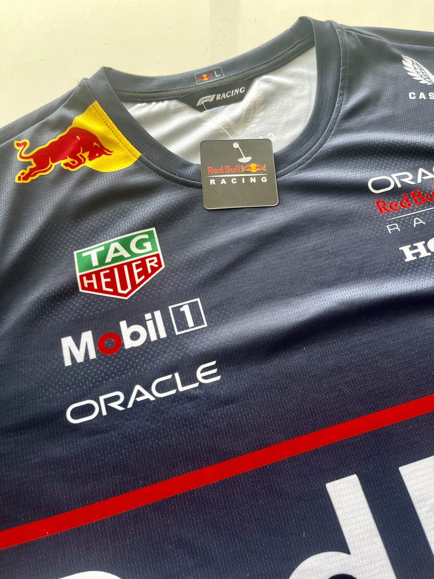 Red Bull Formula 1 Blue Team Jersey – Classic Navy Racing Design