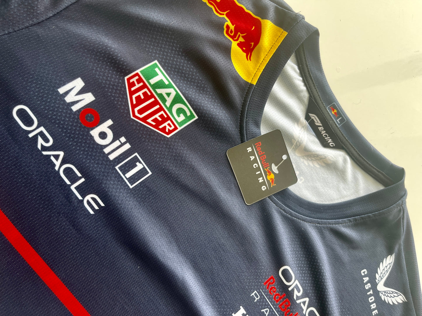 Red Bull Formula 1 Blue Team Jersey – Classic Navy Racing Design