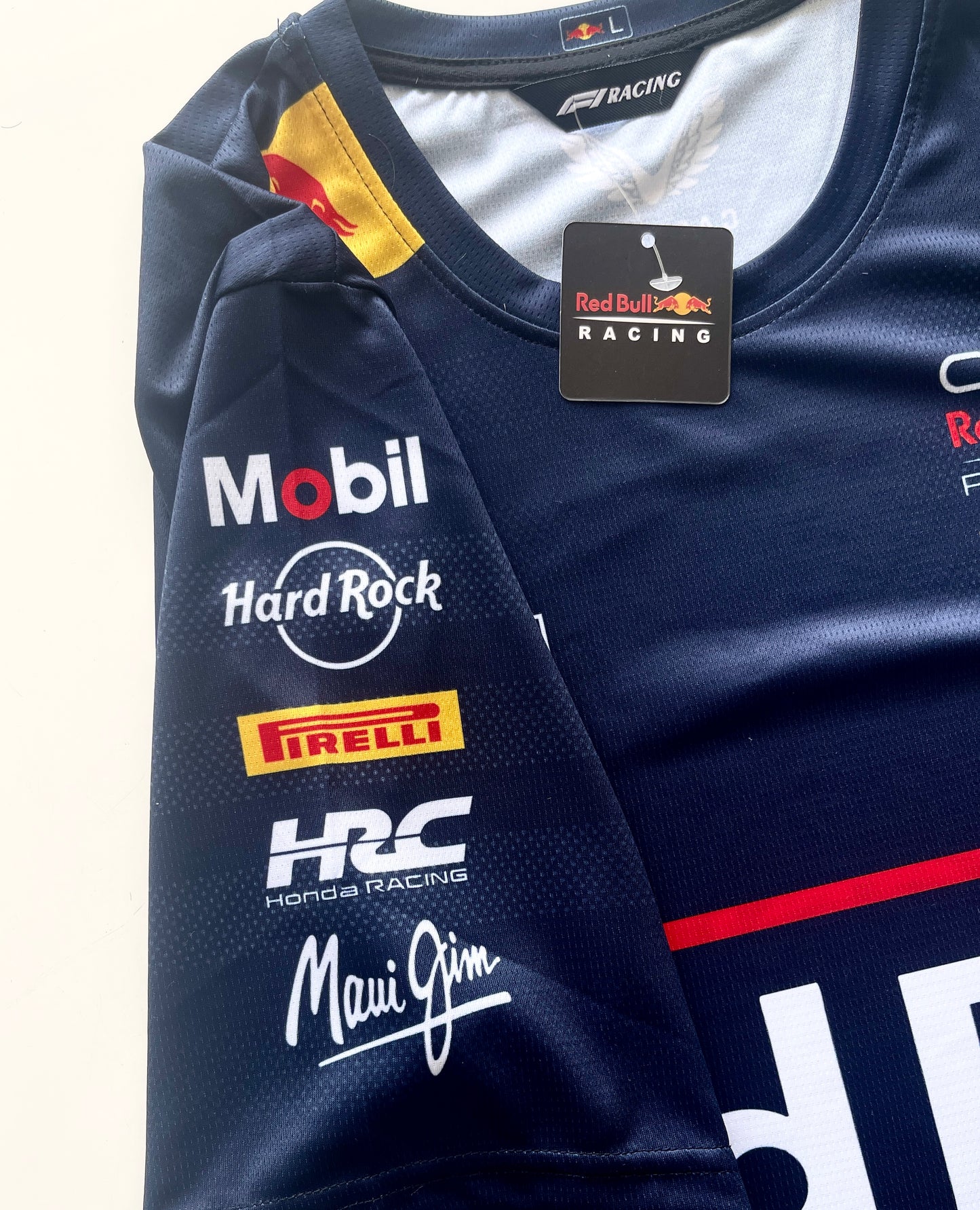 Red Bull Formula 1 Blue Team Jersey – Classic Navy Racing Design