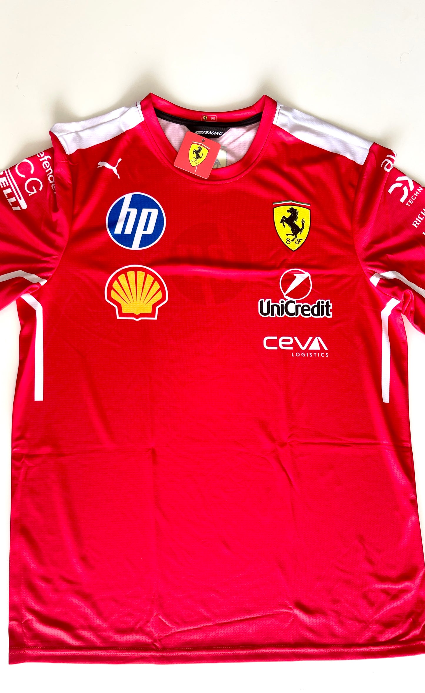 Ferrari Formula 1 Classic Red Team Shirt – Scuderia Ferrari Puma F1 Fanwear