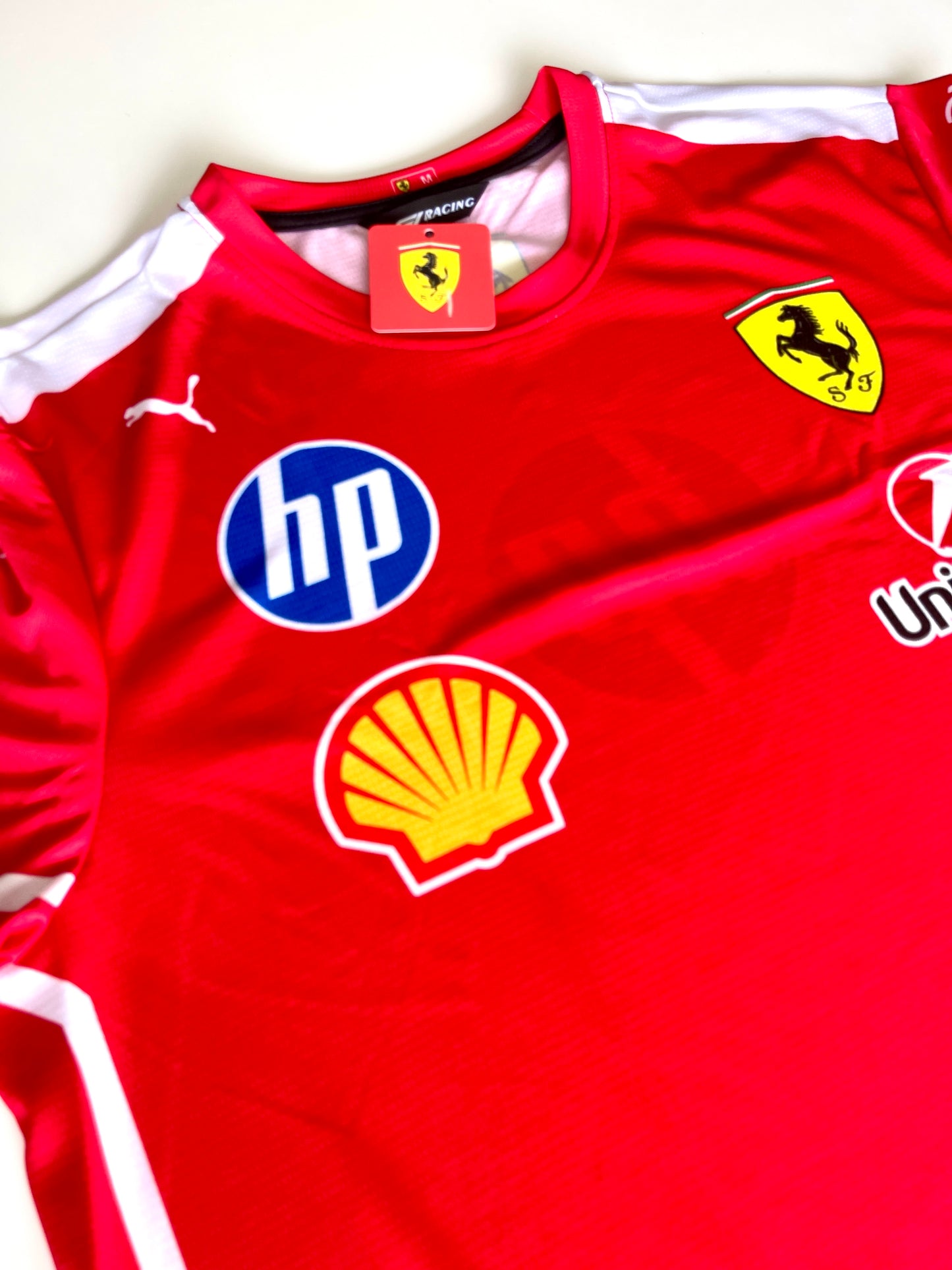 Ferrari Formula 1 Classic Red Team Shirt – Scuderia Ferrari Puma F1 Fanwear