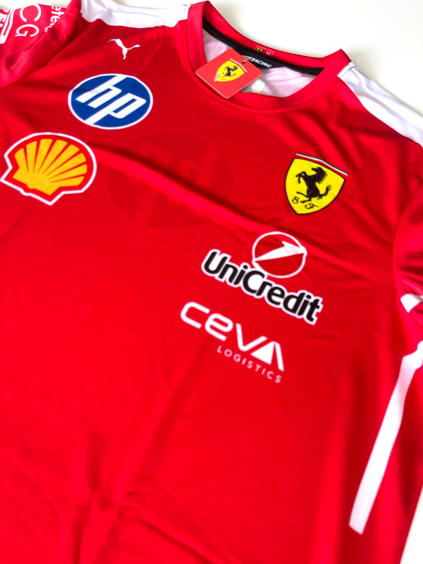 Ferrari Formula 1 Classic Red Team Shirt – Scuderia Ferrari Puma F1 Fanwear