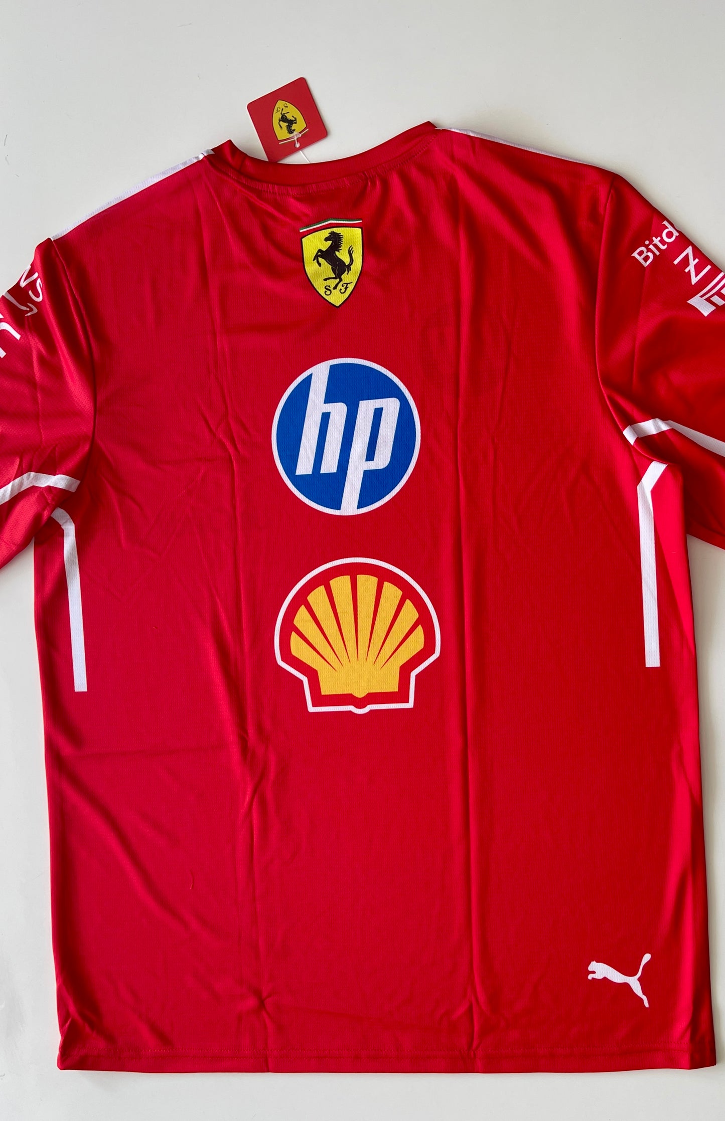 Ferrari Formula 1 Classic Red Team Shirt – Scuderia Ferrari Puma F1 Fanwear