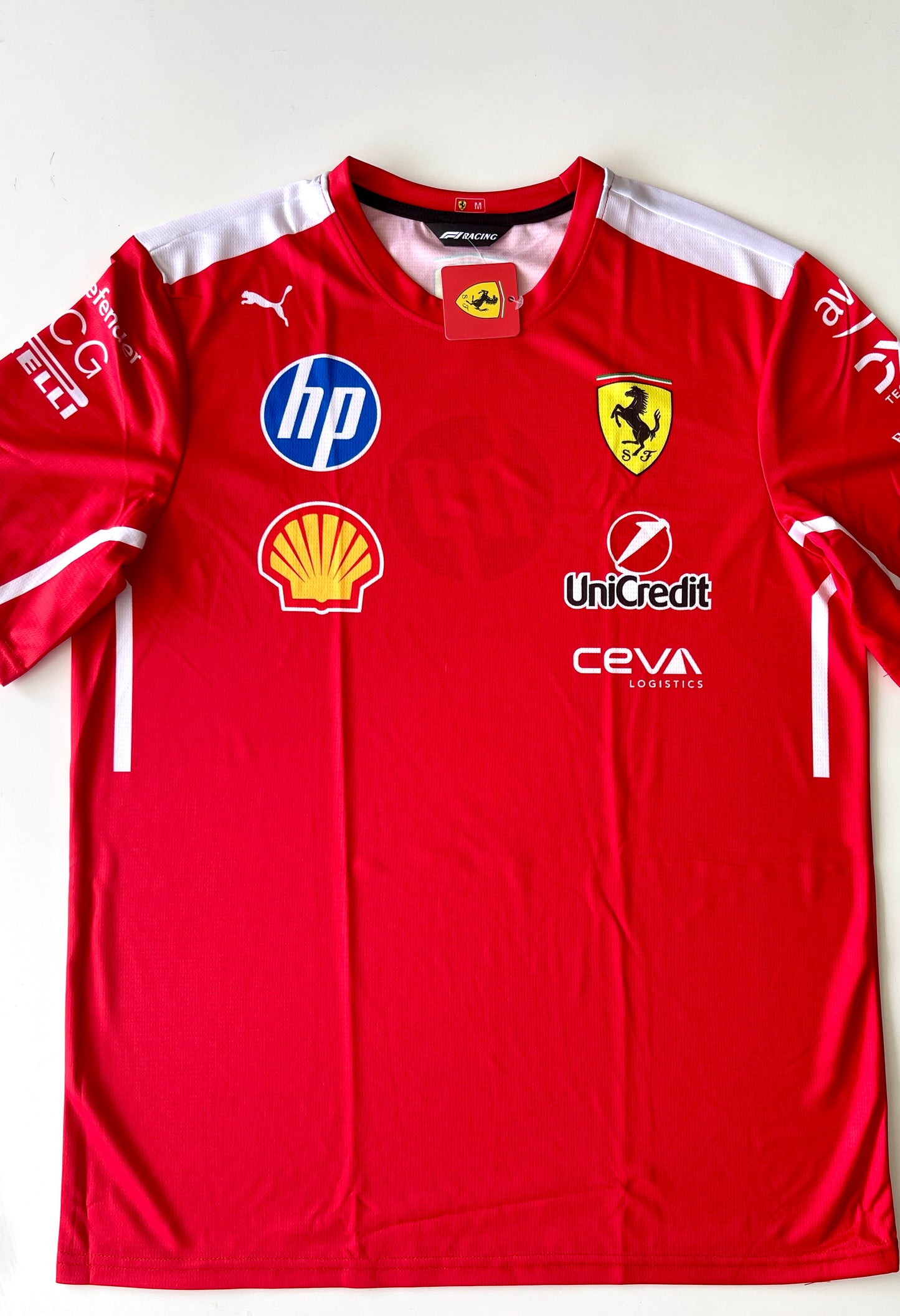 Ferrari Formula 1 Classic Red Team Shirt – Scuderia Ferrari Puma F1 Fanwear