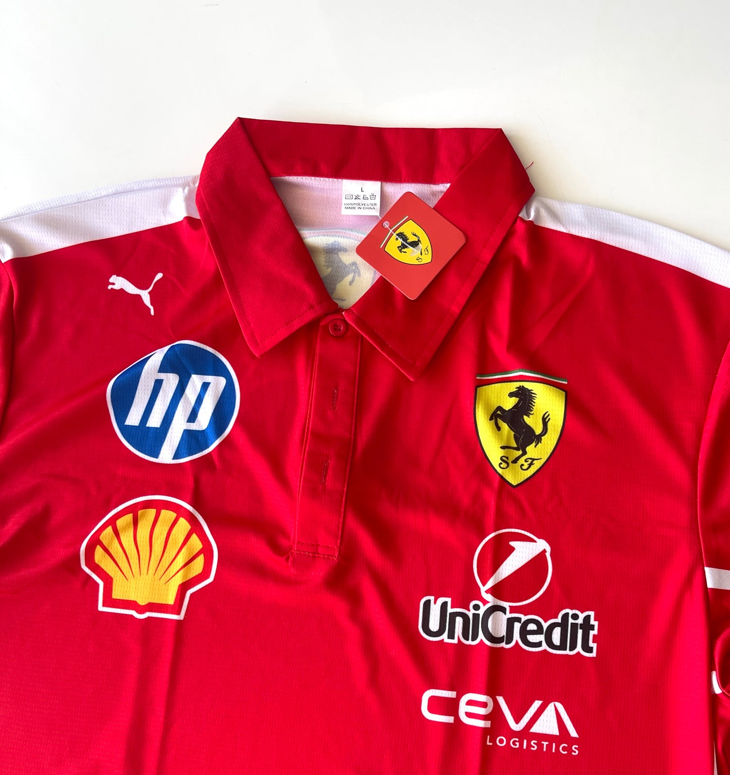 Ferrari Scuderia Red Team Polo Shirt – Puma Formula 1 Official Fanwear