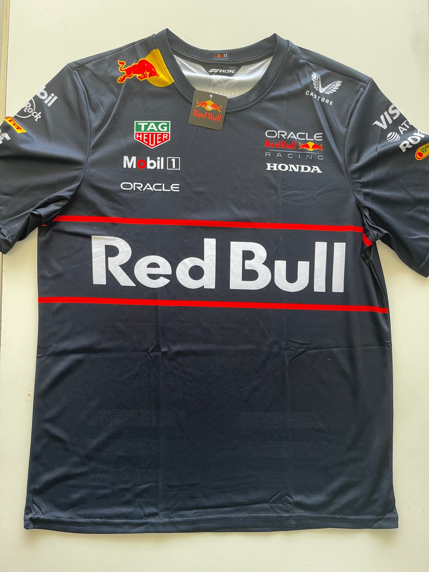Red Bull Formula 1 Blue Team Jersey – Classic Navy Racing Design