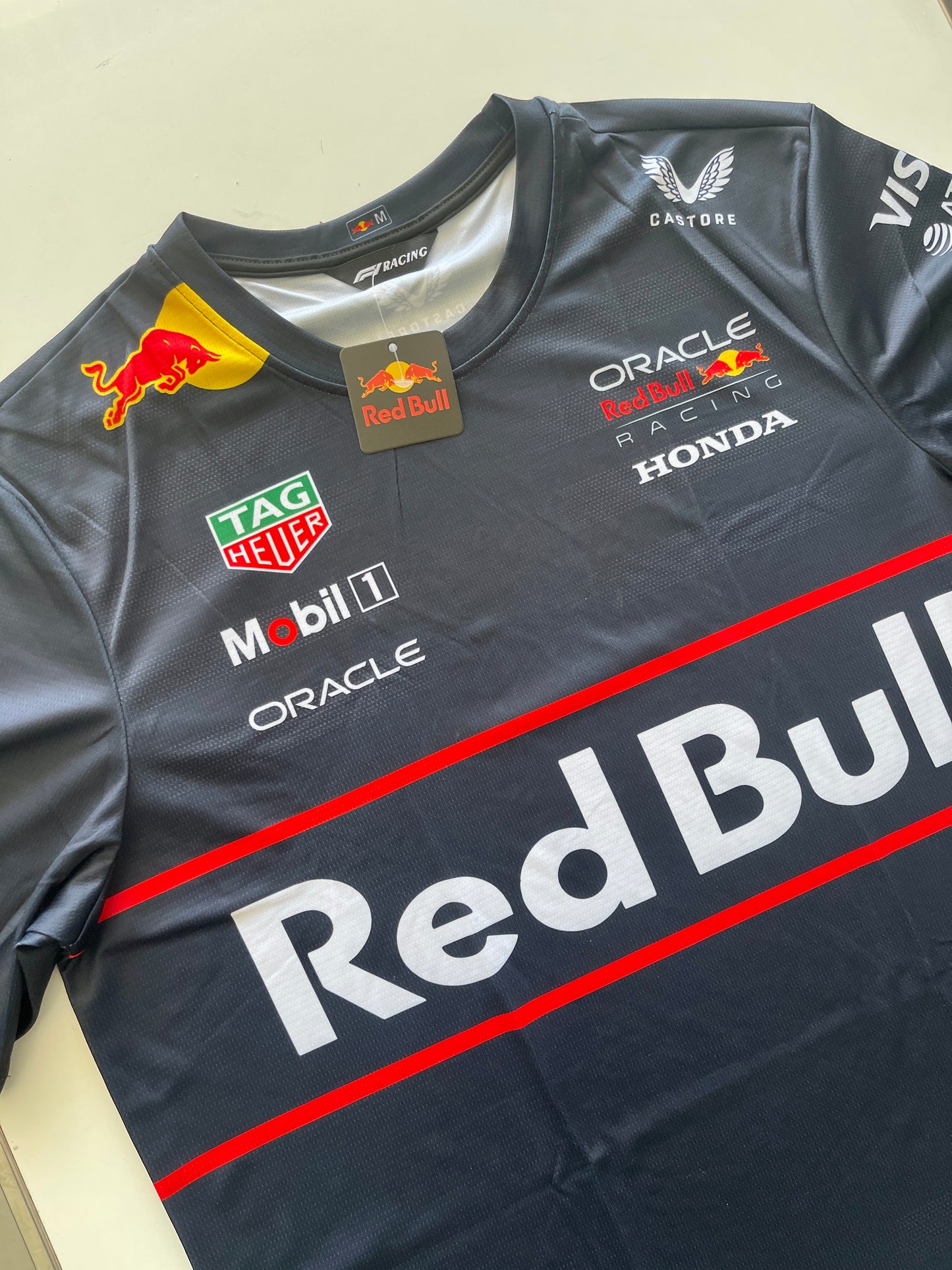 Red Bull Formula 1 Blue Team Jersey – Classic Navy Racing Design