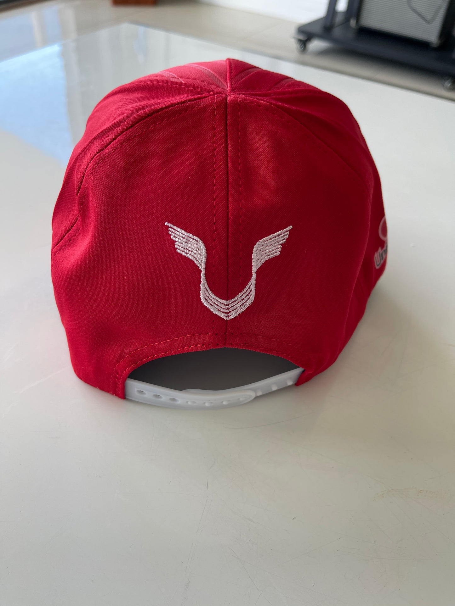 Ferrari 2025 Lewis Hamilton Red/ White Hat #44 – Prancing Horse Racing Cap
