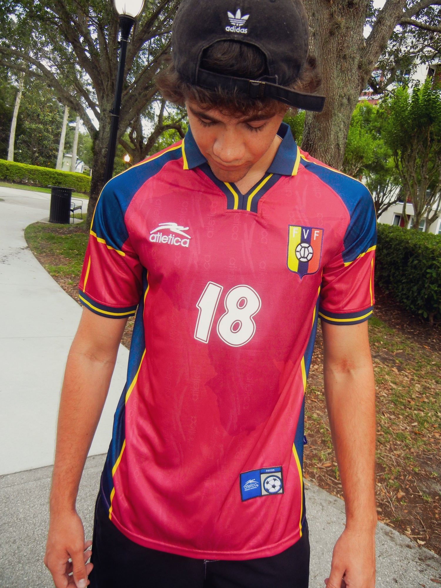 Venezuela 2000 Home Arango #18 Vintage Soccer Jersey – Classic La Vinotinto Retro Futbol Kit - Five Of Cups Official