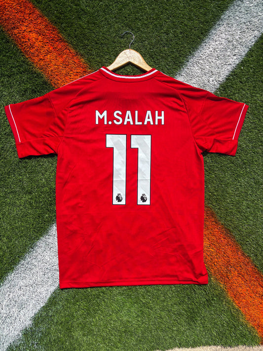 Liverpool 2025–2026 Home Jersey – Mohamed Salah #11 – Classic Red with White Trim Anfield Edition - Five Of Cups Official