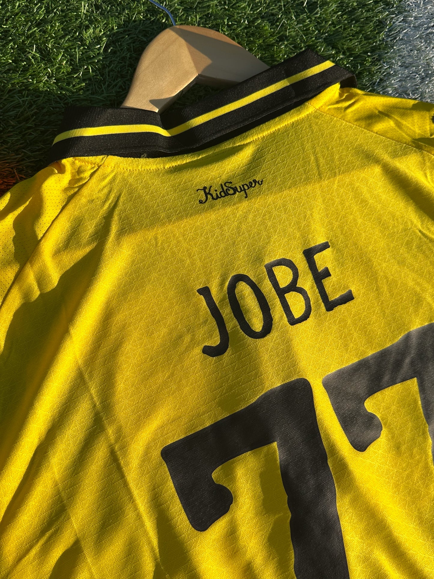 Dortmund 2025–2026 Home Jersey – Jobe #77 – Bold Yellow & Black Signal Iduna Park Classic