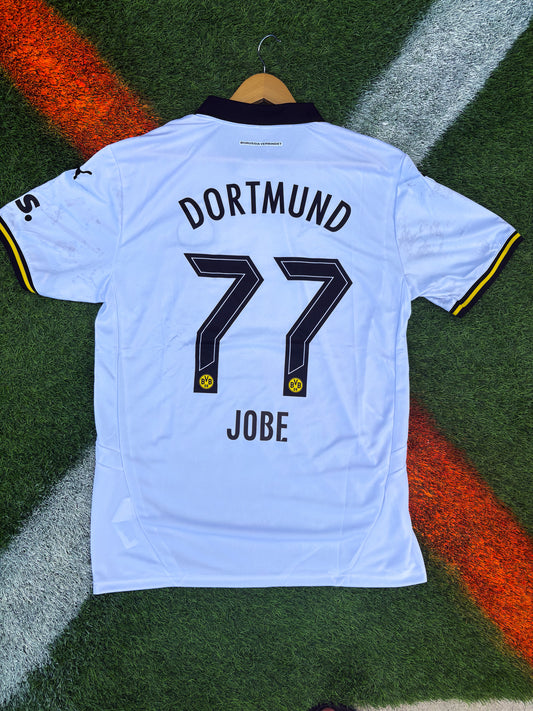 Borussia Dortmund 2024‑25 Third Jersey – Jobe Bellingham #77- Monochrome White Borsigplatz inspire