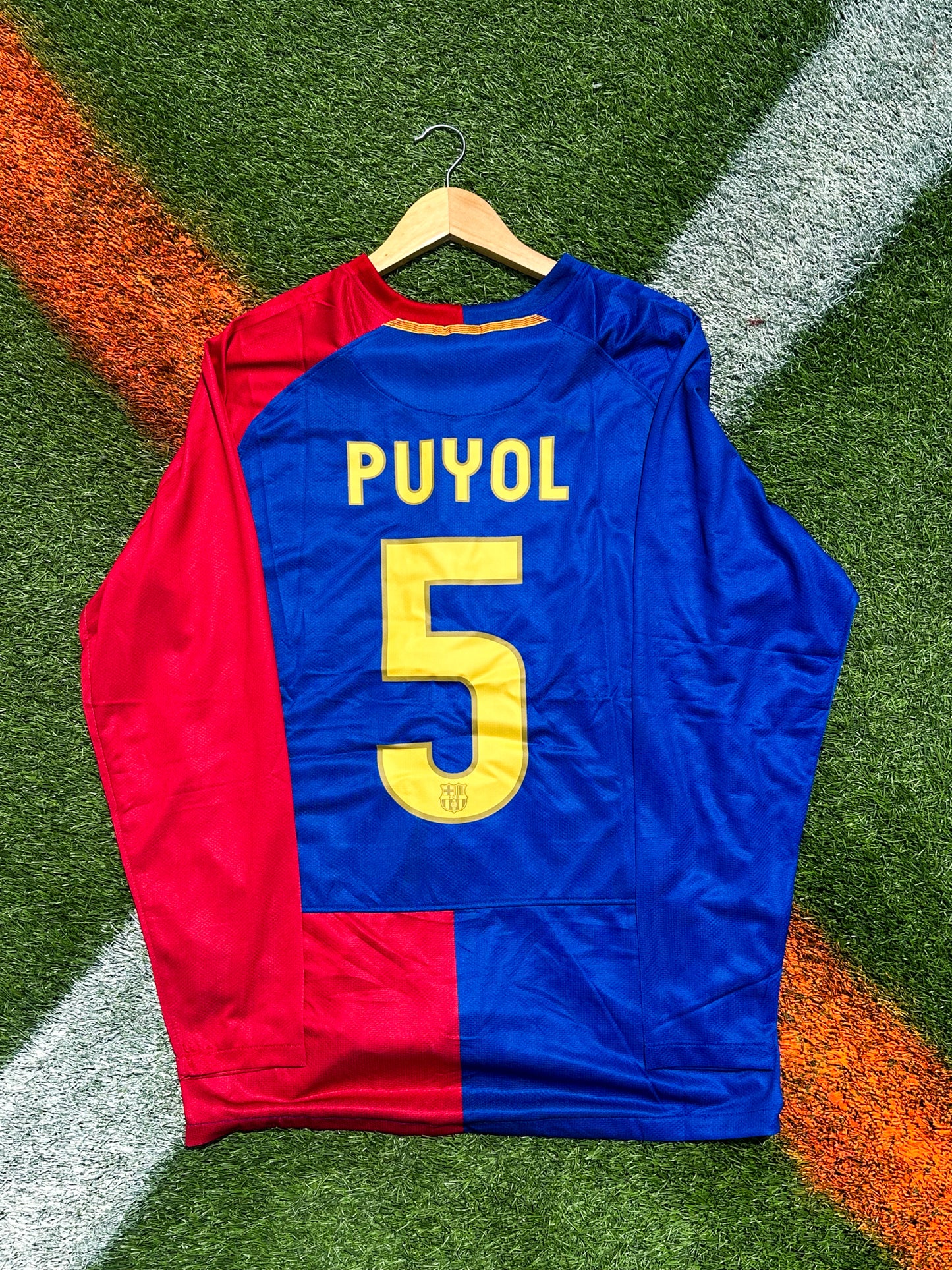 FC Barcelona 2008-2009 Home Jersey – Messi #10 Long Sleeve Vintage Guardiola Era Football Shirt