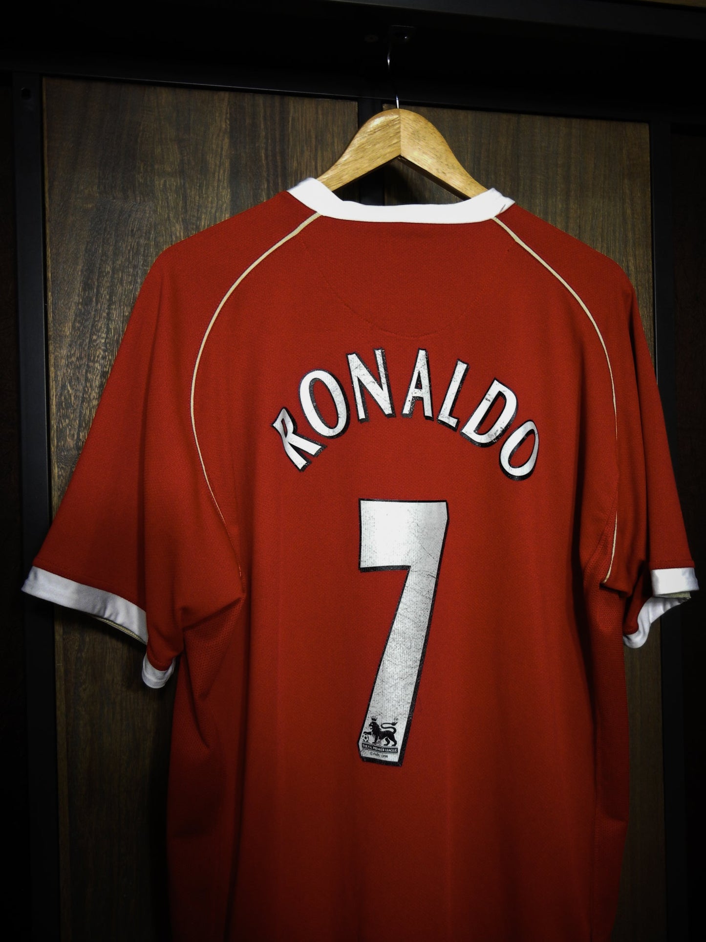 Manchester United 2006/07 Home Jersey – Cristiano Ronaldo #7 – XL – Red Nike Shirt – (MPN: 146814)