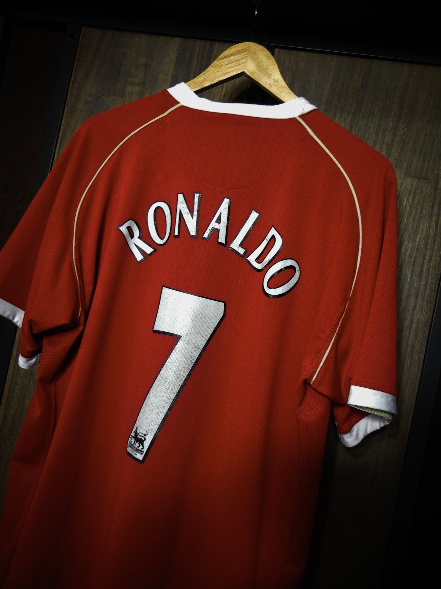 Manchester United 2006/07 Home Jersey – Cristiano Ronaldo #7 – XL – Red Nike Shirt – (MPN: 146814)