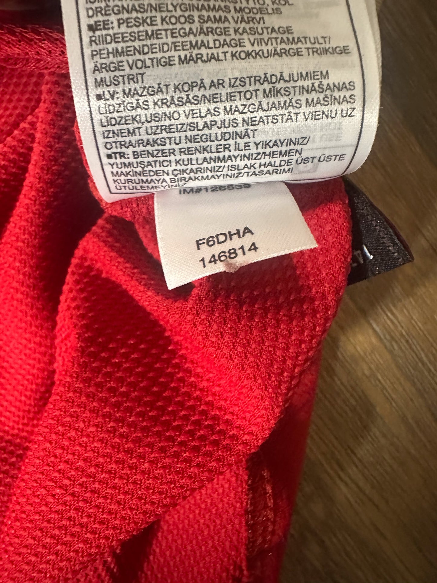 Manchester United 2006/07 Home Jersey – Cristiano Ronaldo #7 – XL – Red Nike Shirt – (MPN: 146814)