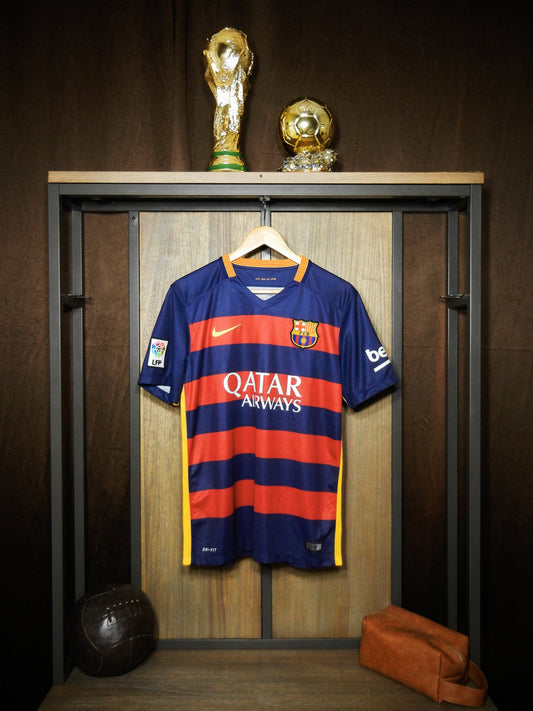Barcelona 2015/16 Home Jersey – Neymar Jr #11 – Medium – Blue & Red Nike Shirt – (MPN: 658794-422)