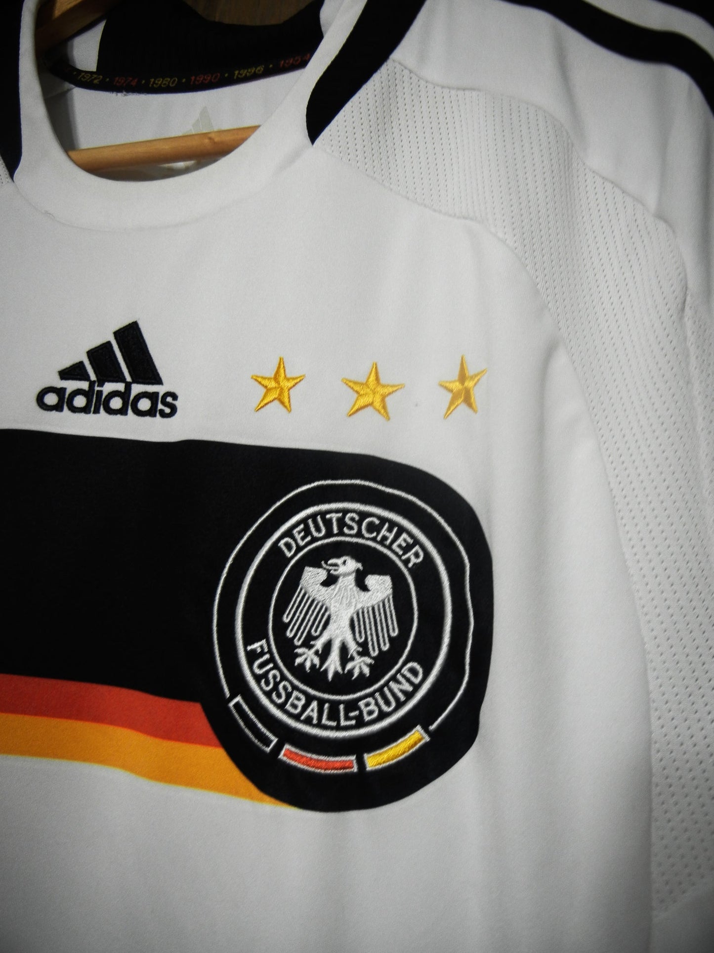 Germany 2008/09 Home Jersey – Michael Ballack #13 – XL – White Adidas Shirt – (MPN: 613200)