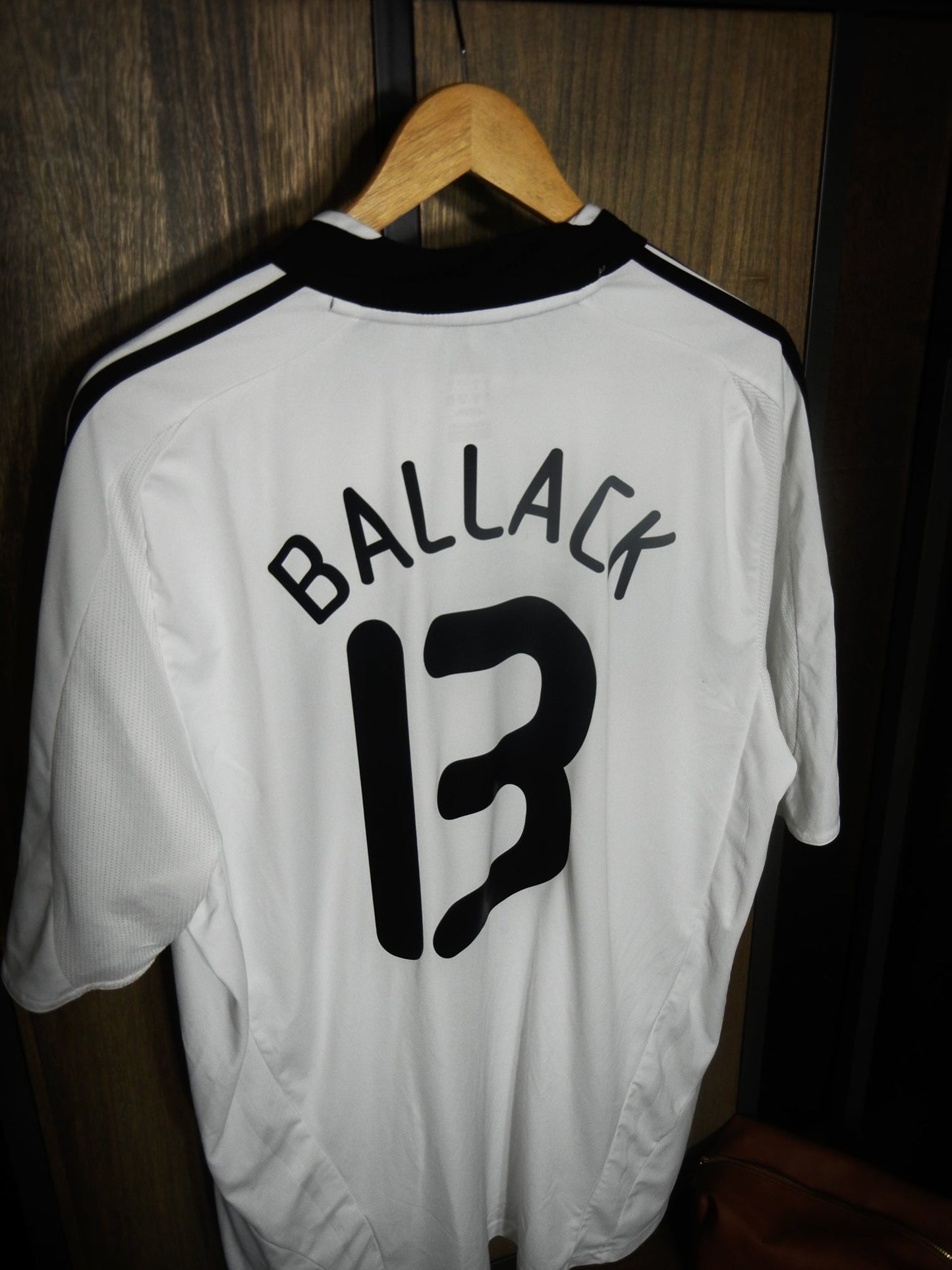 Germany 2008/09 Home Jersey – Michael Ballack #13 – XL – White Adidas Shirt – (MPN: 613200)