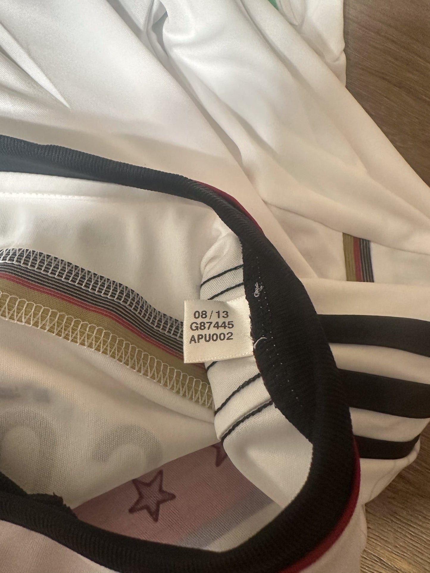 Germany 2014 Home Jersey – Mario Götze #19 – Medium – White, Black & Red Adidas Shirt (MPN: G87445)