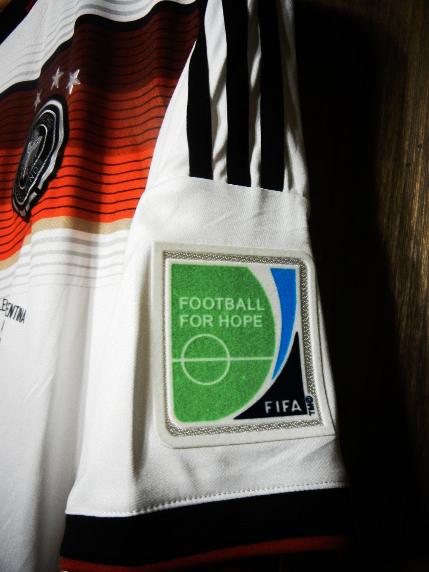 Germany 2014 Home Jersey – Mario Götze #19 – Medium – White, Black & Red Adidas Shirt (MPN: G87445)