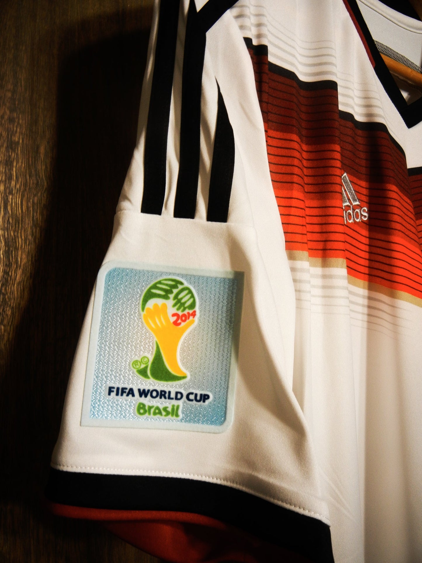 Germany 2014 Home Jersey – Mario Götze #19 – Medium – White, Black & Red Adidas Shirt (MPN: G87445)