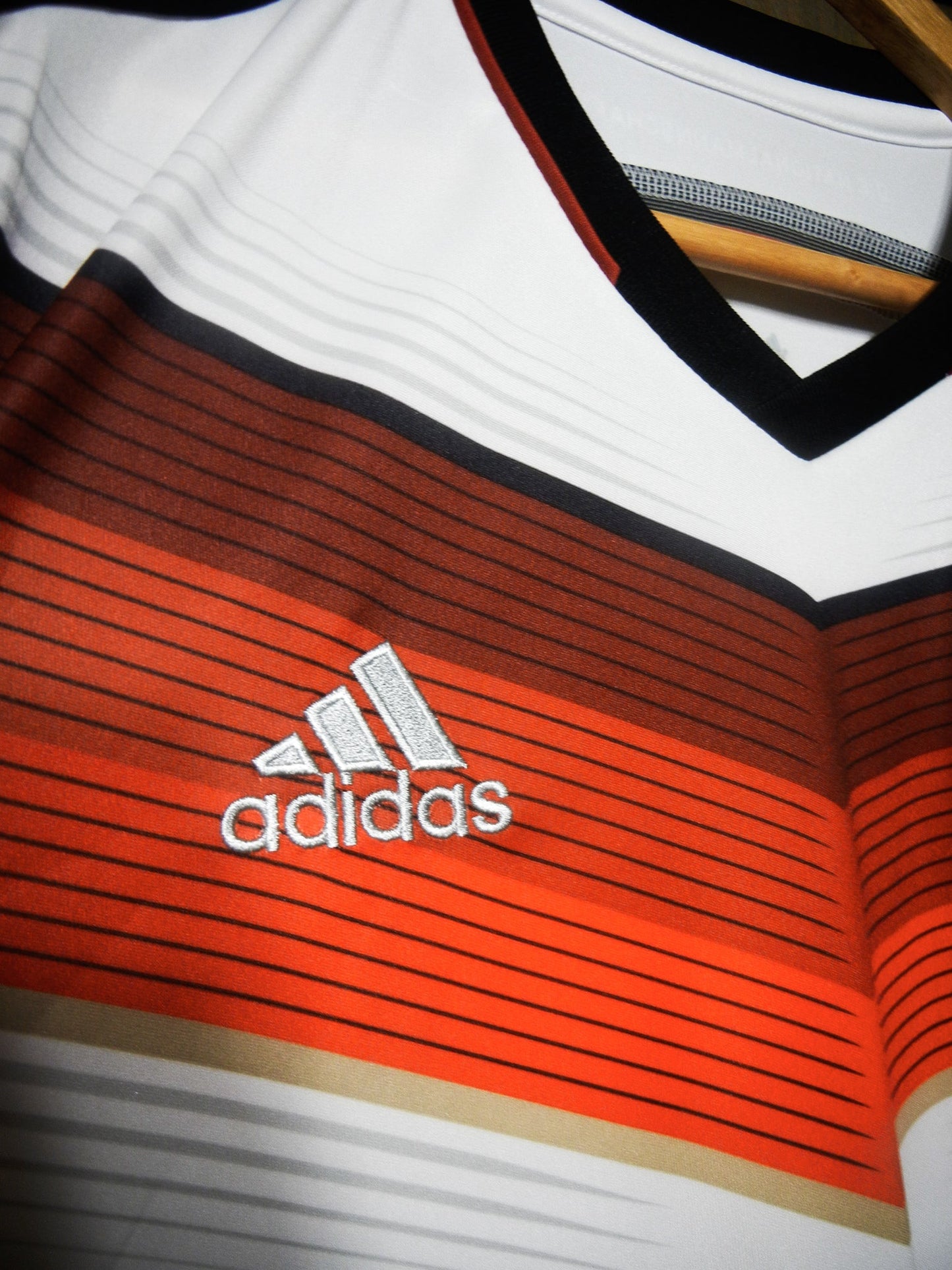 Germany 2014 Home Jersey – Mario Götze #19 – Medium – White, Black & Red Adidas Shirt (MPN: G87445)